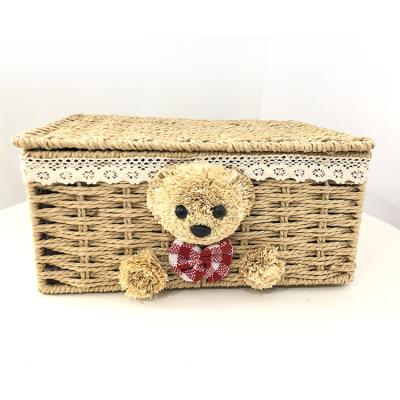 China Good Price Viable Modern New Product Home Decorative Popular Paper Baskets Universal Storage Box for sale