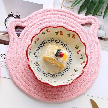 China China Viable Factory Direct Customized Colors Cotton Rope High Quality 100% Place Mat for sale