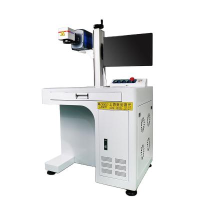 China 2023 Bench Top CO2 Laser Marking Machine New Arrival Air Cooled On White Plastic Laser CO2 Marking Machine 3d CO2 Laser Marking Machine for sale