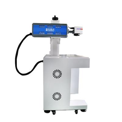 China Air-cooled parameter details desktop galvo co2 rf laser marking machine price of plastic bottle co2 3d galvo laser marking cutting machine for sale