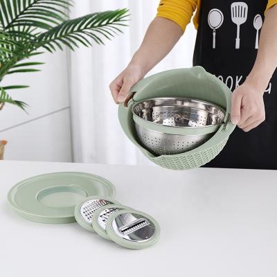 China Viable multifunctional drain basket with essential fruits and vegetables in the kitchen for sale