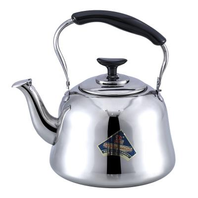 China Sustainable Stainless Steel Whistling Kettle With Handle Stovatop Chinese Classic Kettle for sale