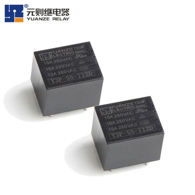 China Yuanze Epoxy Type 0.36W Y3F-SS-112D Minizture Gewneral Power Relay for Home Appliances for sale