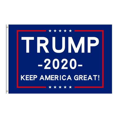 China Outdoor Advertising Display 90*150cm Donald Trump 2020 Flag Trump Make America Great Again Flag Banner for sale