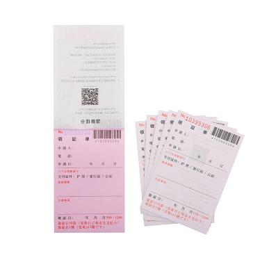 China China Anti-Counterfeit Customized High Quality Clear Carbonless Copy Paper Receipt Eco-Friendly Note for sale