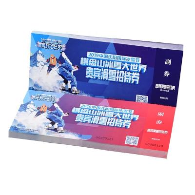 China paper & Cardboard Customized Thermal Roll Air Ticket Cheapest Booking Flight Tickets for sale