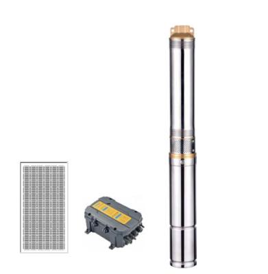 China Solar pump 3lsc series impeller solar plastic solar submersible pump DC solar water pump for sale