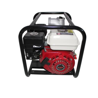 China Irrigate 3 Inch 6.5hp Gasoline Engine Portable Irrigation Agricultural Water Pump for sale