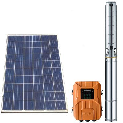 China Taizhou WEDO Home Deep Well 300V 400V 750W Solar Water Pump In Africa for sale