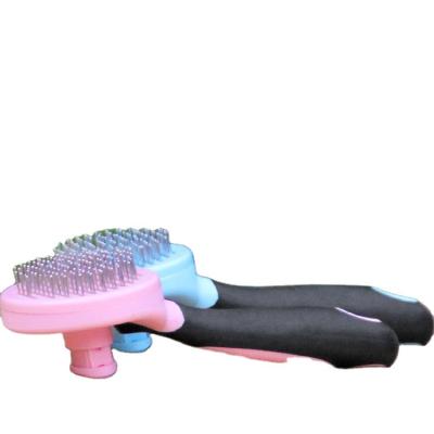 China Home Wholesale Stabilized Dog Hair Erasure Comb Pet Feeds Pet Grooming Stainless Steel Comb for sale