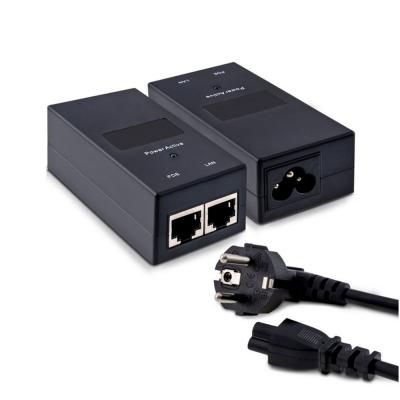 China Switching 24v 1a poe injector splitter gigabit adapters, 24W POE power wireless adapter for sale