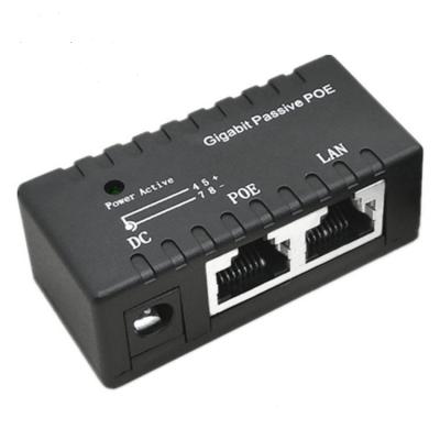 China FOR Passive POE IEEE 802.3af PoE Injector PoE Power Injector Adapter for sale