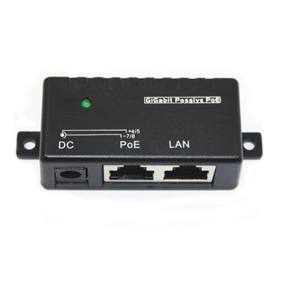 China For poe power supply Mini Single Port Security PoE Patch Panel Gigabit PoE Injector for IP Camera Video Surveillance for sale