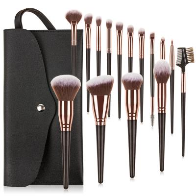 China Angular Blush Free Sample 7/10/15pcs Premium Synthetic Makeup Brush Tool Custom Logo Factory Price OEM&ODM Makeup Brush Set for sale