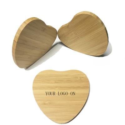 China Customized Eco-Friendly Logo Fast Bamboo Qi Charger 5w 10W 15W Mobile Phone Stand Bamboo Wireless Charger for sale