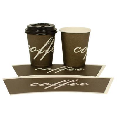 China Wholesale Disposable Disposable Take Away Paper Hot Coffee Cup With Logo Printing Paper Fan Cup Paper Cup Bun for sale