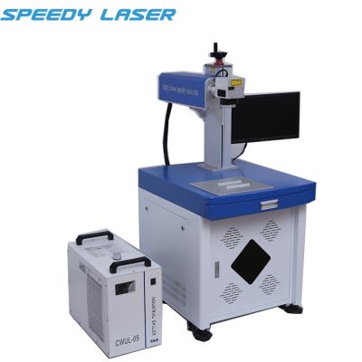 China Fast Traceability Nanjing Laser 355nm 3W 5W 10W UV Laser Marking Engraving Printing Machine With EZCAD Marking Program for sale