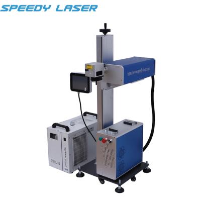 China Conveyor 5W Laser Printing Automated Loading UV Etching Marking Engraving Date of Manufacture for Milk Based Formula Packing Factory for sale