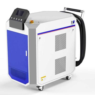 China Dust Removal JPT 100W 200W 300W 500W Fiber Laser Machine Laser Derusting Cleaning Machine For Cleaning Rusty Metal for sale