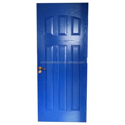 China Modern British Standard PAS 23 PAS 24 Exterior High Strength Fiberglass Door Slab for sale