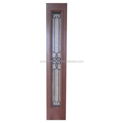 China Modern US UK standard fiberglass door with lite side door for sale