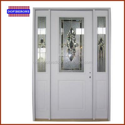 China Bestsellers Alibaba China Fiberglass Door Premium Swing Wood Grain Texture SMC Door PVC Bathroom Door for sale