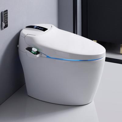 China 110/220V Intelligent Sanitary Inodoros Sanitary Floor Standing Toilet WC Automatic Operation New Model Smart Ware Toilet for sale