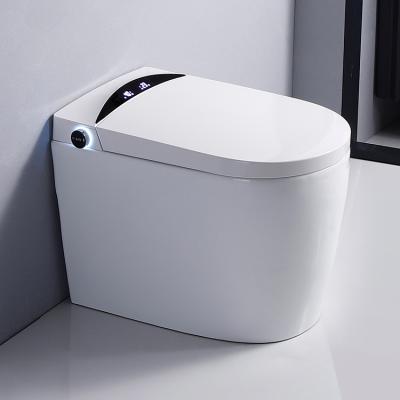 China New Design Automatic Operation Sanitary Ware Smart Automatic One Piece Bidet Wc Bathroom Smart Toilet For Hotel With CE for sale