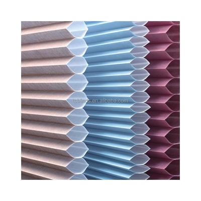 China Morden Luxury Quality Good Colored Upper And Lower Down Up Honeycomb Blinds And Curtains for sale