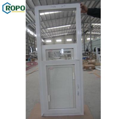 China Standard Double Hung Window , Magnetic Screen Australia PVC AS2047 Vertical Sliding UPVC Windows for sale