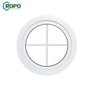 China Magnetic Screen AS2047 Veka Brand Hot Sale Best Quality Round UPVC Casement Window for sale