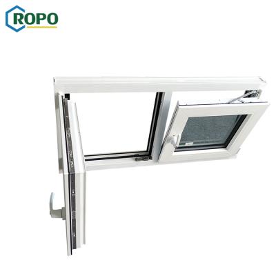 China Magnetic House Screen MD82 Series Soundproof PVC Basement Passive Tilt And Turn Energy Efficient Window for sale