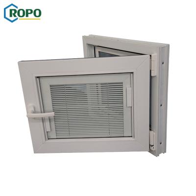 China NZS4211 Magnetic Blind Mood UPVC Glass Plastic Tilt And Turn Screen Bathroom Window for sale