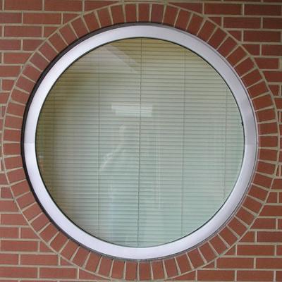 China Best Magnetic Screen AGGA AS2047 Circle Glass Fixed Fix Waterproof Aluminum Glaze Windows for sale