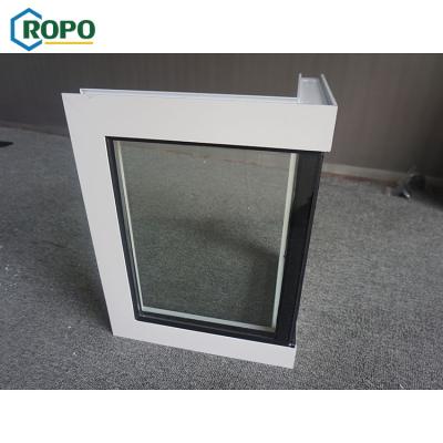 China Magnetic Aluminum Frame Temper Screen AS2208 Corner Fix Glass Window for sale