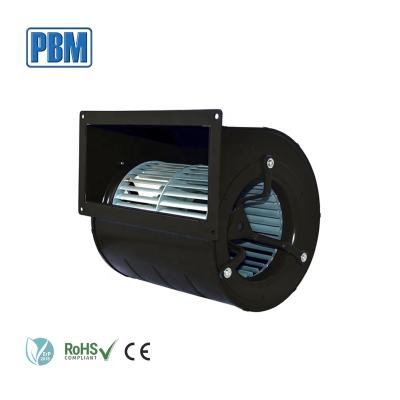 China Waterproof Speed ​​Control 0~10VDC/PWM EC 230V Inlet Centrifugal Blower 146mm Double Fan for sale