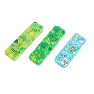 China Colorful Custom Pencil Packing Box YJFS-185 0.21-0.25mm High Quality Tinplate Pencil Tin Case for sale