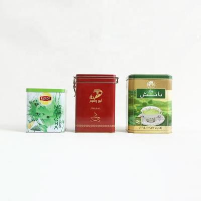 China Factory direct tea or coffee tea storage empty metal food packaging box tin box manufacturer custom made tin box OEM cans for sale