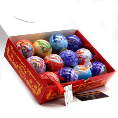 China Wholesale Custom Metal Tin Ball Decoration Christmas Ornament for sale