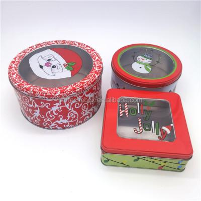 China Gift & 2022 Craft Christmas Hot Sale Customized Printed Tin Cans for sale