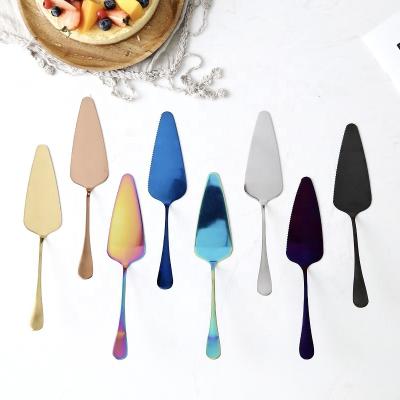 China Sustainable Cake Tools Party Decorating Scraper Stainless Steel Cake Server for sale