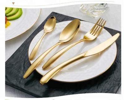 China Gold Wedding Products Silver Spoon, Metal Bulk Forks, Stainless Steel Gold Flatware BSD-XC-026 for sale