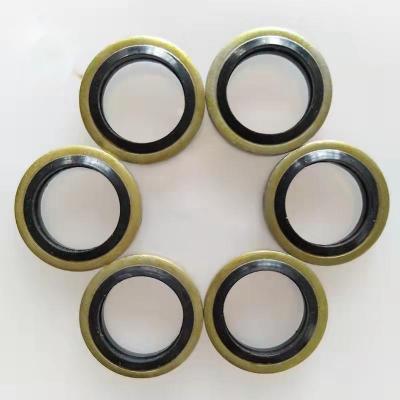 China High Temperature Resistance NBR Metal / Galvanized Steel Composite Gasket Bolt Gasket Bonding Compound Gasket for sale