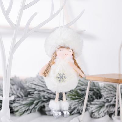 China New Popular Christmas Gift Design Plush Angel Pendant Christmas Decoration Christmas Tree Pendant for Xmas Party Prop for sale