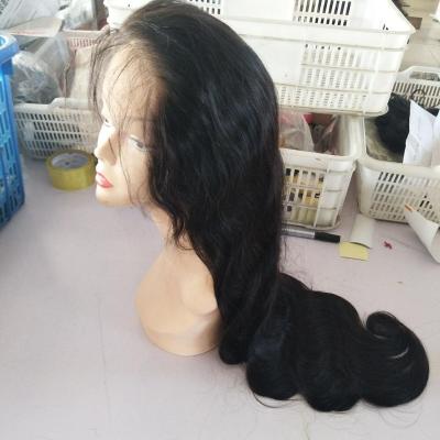 China Best Selling Virgin Body Wave Lace Front Hair Wig Body Wave In Stock for sale