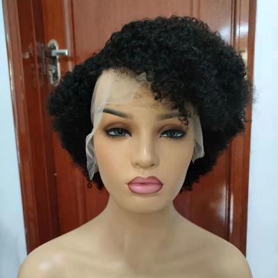 China All style best selling Amara pixie curve wig wholesale wig pixie cut wig hair lead lace frontal pixie curve wig in qingdaostock for sale