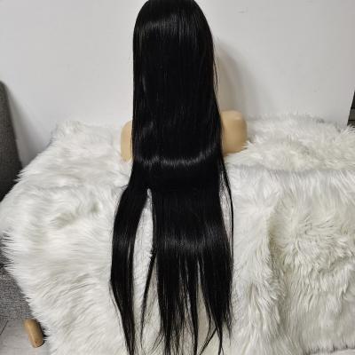 China Wholesale Silky Straight Wave Transparent Lace 30 Inch Hair Wig In Stock for sale