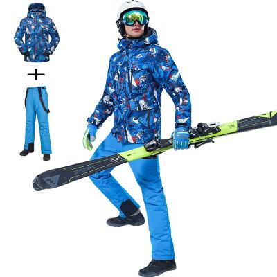 China Wholesale Custom Made Ski Jackets Anti-UV Snow Snowboarding Mens Skiing Pants Waterproof Clothing for sale