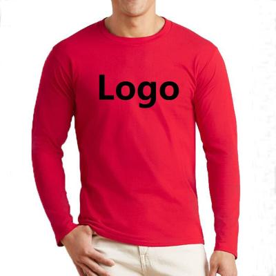 China Breathable Streetwear Long Sleeve T-Shirt Mens Long Sleeve T Shirt Mens Cotton T Shirts for sale