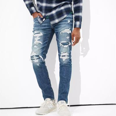 China Color Fade Proof 2021 jeans men jeans pants men style brand de-stressed jeans for men for sale